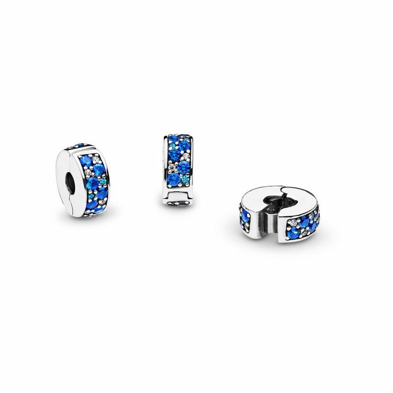 Pandora Australia Mosaic Shining Elegance Clip Charm - Sterling Silver | DJBHMU164